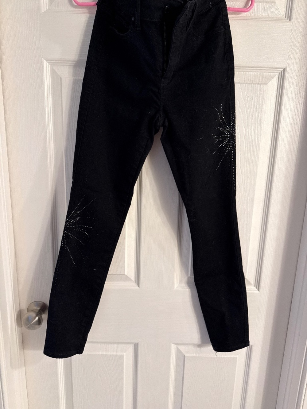 WHBM Black Jean Skinny Ankle Size 0